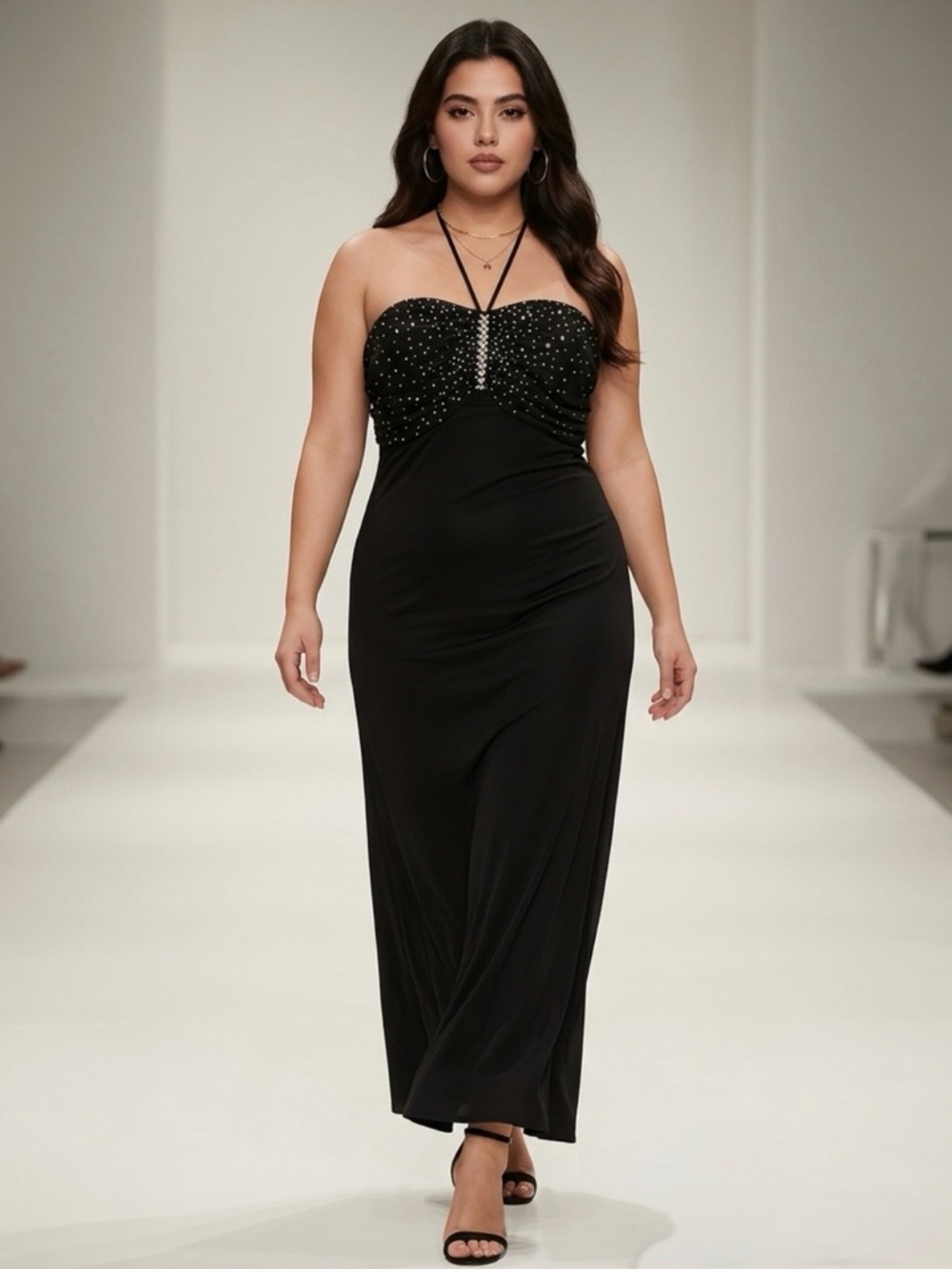 💟Plus Size Vintage High Low Dress